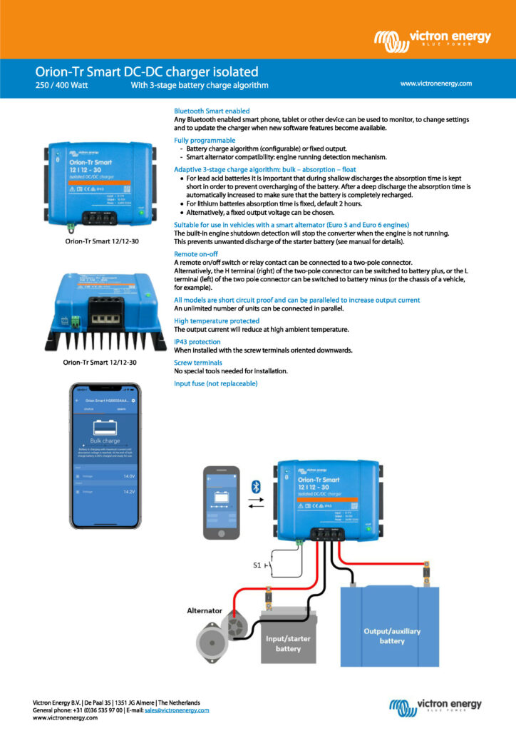 Victron Orion-Tr Smart 12/12-30A Ladebooster - GS-Power